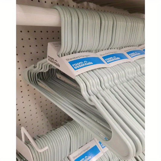 18pk Hangers Mindful Mint: Plastic Clothes Hangers Shirts, Dresses, Tops, Adult Use